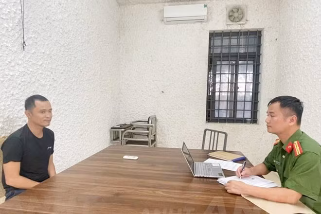 Đối tượng Hào có 3 tiền án lại bị bắt, khởi tố tội trộm cắp tài sản. Ảnh Công an cung cấp.
