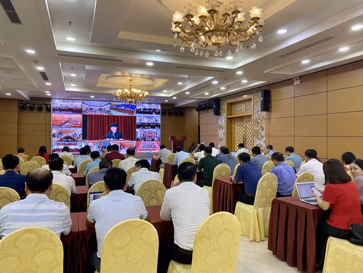 Hội nghị được kết nối từ Ban Tuyên giáo Trung ương đến điểm cầu các địa phương.