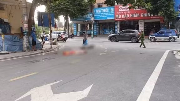 Hiện trường vụ tai nạn.