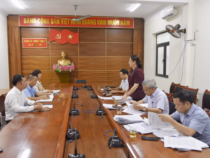 Đoàn giám sát đến thực tế tại xã Tiên Lãng (huyện Tiên Yên).