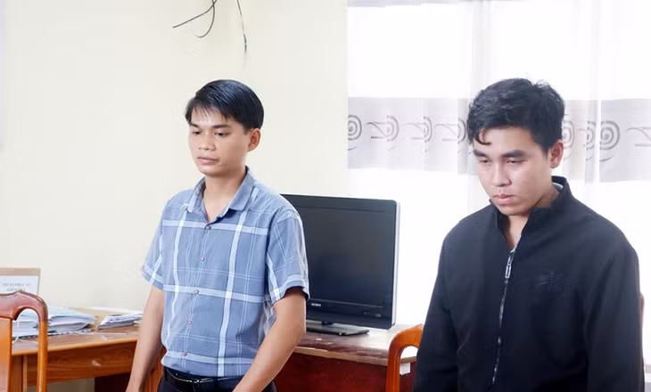 2 đối tượng Khoa và Đức bị bắt tạm giam.