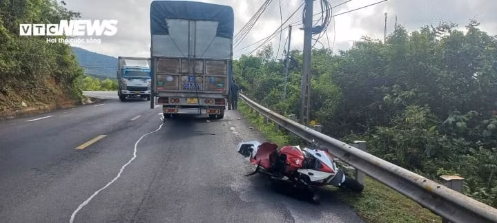 Hiện trường vụ tai nạn.