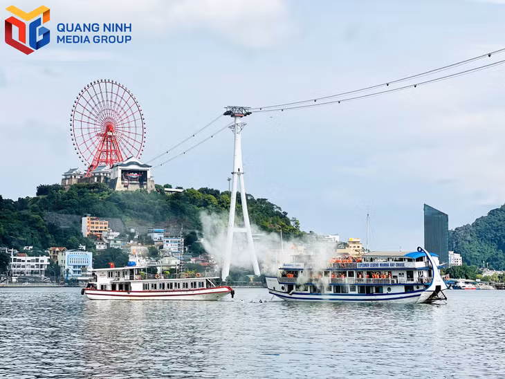 Tình huống phía khu vực biển Cửa Lục xảy ra vụ va chạm giữa 2 phương tiện thủy chở khách du lịch, nguyên nhân do lái tàu mất bình tĩnh và mải quan sát đám cháy trên bờ, làm cháy tàu và xảy ra sự cố tràn dầu.