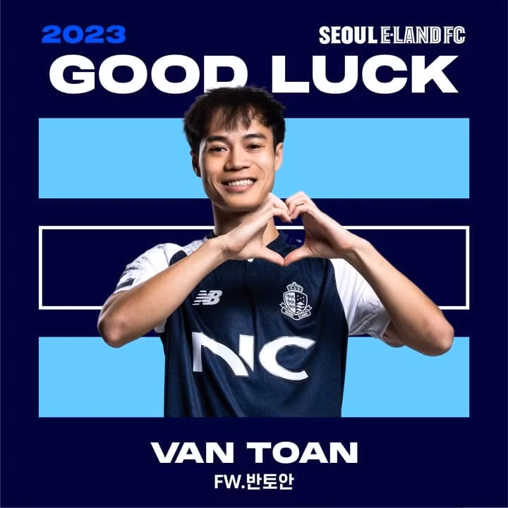 CLB Seoul E-land thông báo chia tay Văn Toàn.