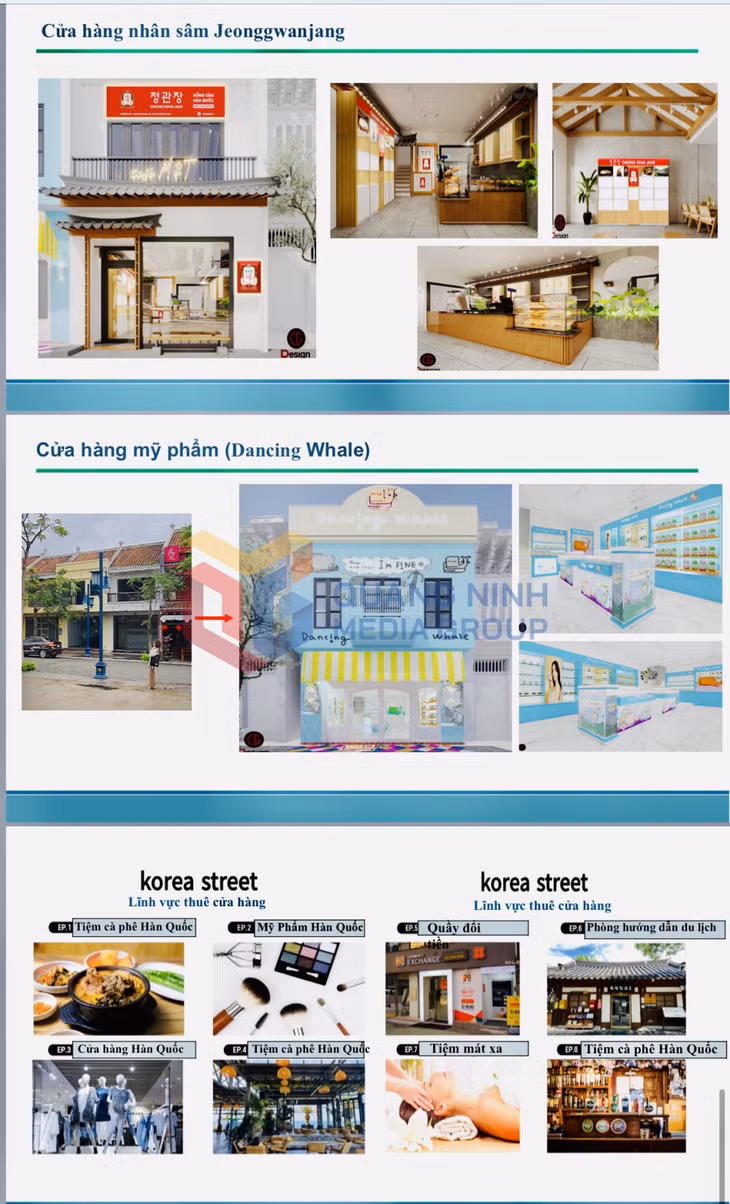 Những cửa hàng Hàn Quốc tại khu phố K-Street.
