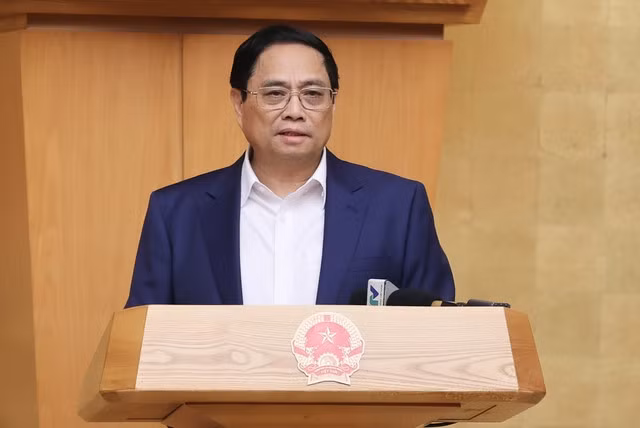 Thủ tướng nhấn mạnh những kết quả đã được trong tháng 8 và 8 tháng vừa qua - Ảnh: VGP/Nhật bắc