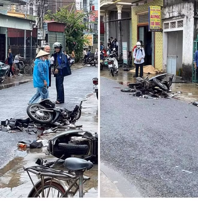 Tai nạn giao thông trên đường đi học về, một học sinh ở Nam Định tử vong. Ảnh: Lê Thị Hồng