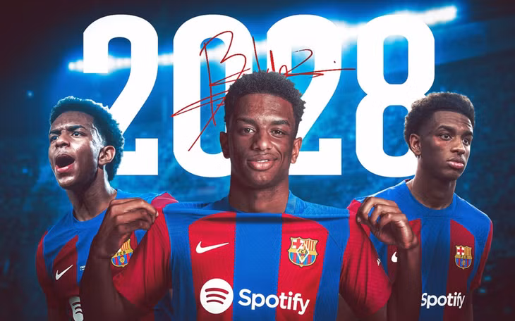 CHÍNH THỨC: Barcelona gia hạn Alejandro Balde - Bóng Đá