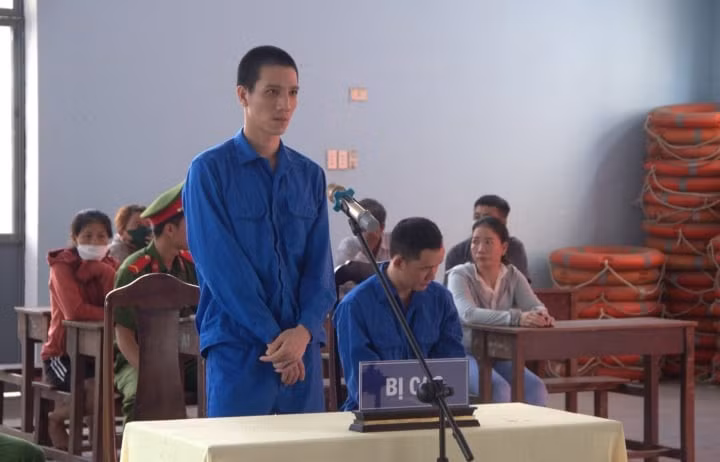 Bị cáo Phạm Vỹ Quốc tại tòa. (Ảnh: T.C)