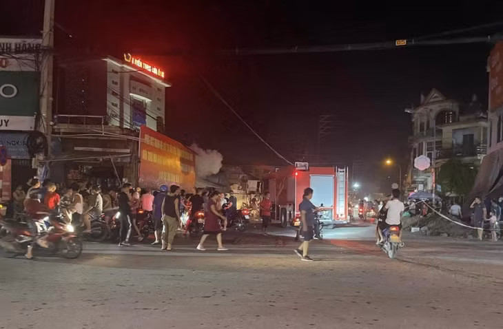 cháy tại chợ Cửa Ông