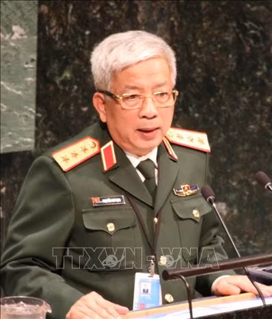 Thượng tướng Nguyễn Chí Vịnh, nguyên Thứ trưởng Bộ Quốc phòng. Ảnh: Hữu Thanh/TTXVN