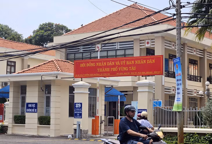 Phòng Tài nguyên và Môi trường nằm bên trong trụ sở UBND TP Vũng Tàu - Ảnh: ĐÔNG HÀ