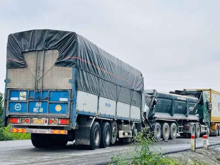 Hiện trường vụ tai nạn. Ảnh: T.L