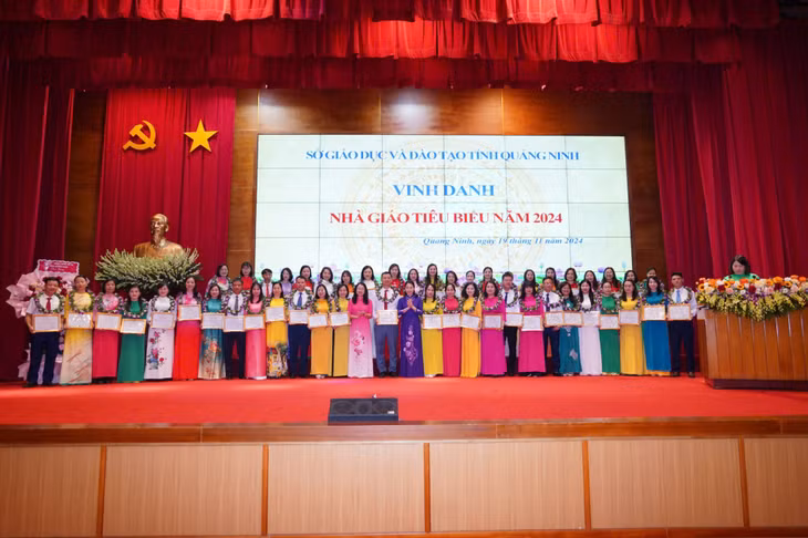 50 nhà giáo tiêu biểu năm học 2023-2024 được nhận Giấy khen của Sở GD&amp;ĐT tỉnh Quảng Ninh.