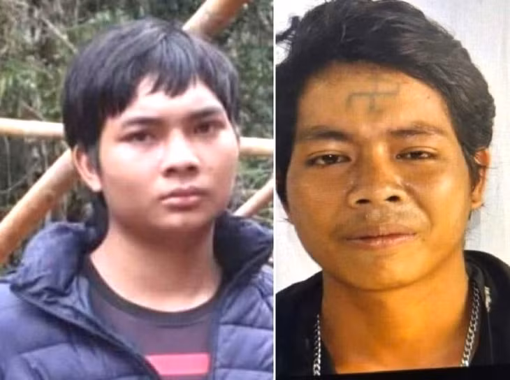 Đinh Toc và Đinh Văn Ten. Ảnh: Công an
