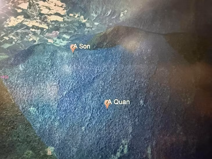 Khu vực 2 phi công quyết định nhảy dù thuộc thôn Bình Lộc, xã Bình Hòa, huyện Tây Sơn, tỉnh Bình Định.