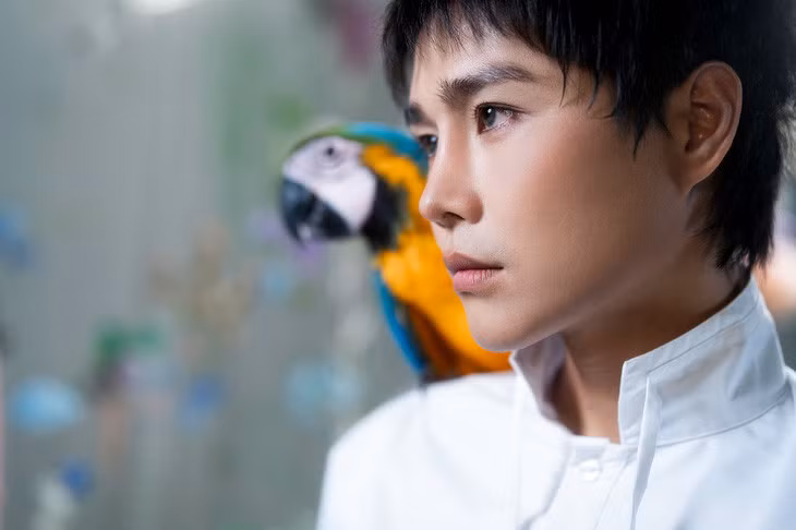 Tăng Duy Tân trong album Khu vườn tình - Ảnh: NVCC