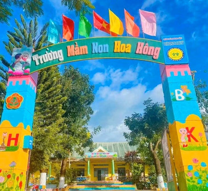 Trường Mầm non Hoa Hồng. Ảnh: CTV.