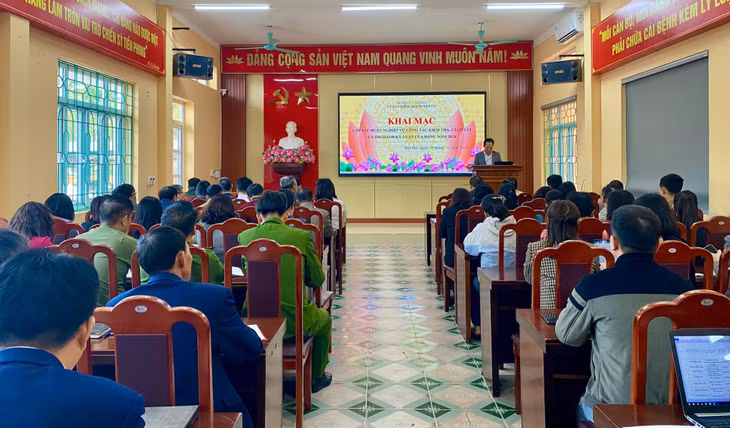 Quang cảnh lớp học.