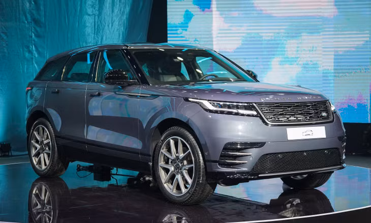 Range Rover Velar 2024 tại sự kiện ra mắt ở TP HCM hôm 22/11. Ảnh: Thành Nhạn