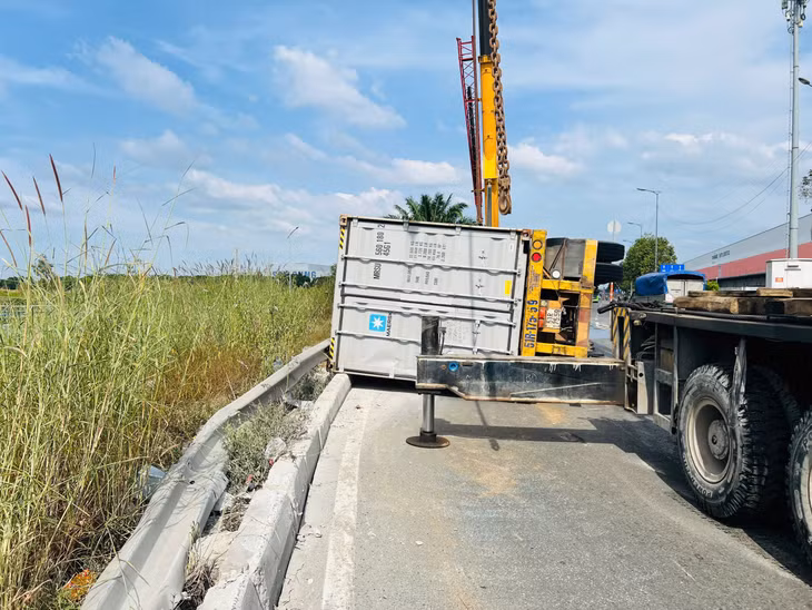 Hiện trường vụ tai nạn.