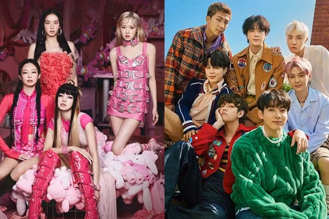 Mô hình nhóm nhạc “ăn nên làm ra” ở Kpop. Ảnh: Yonhap
