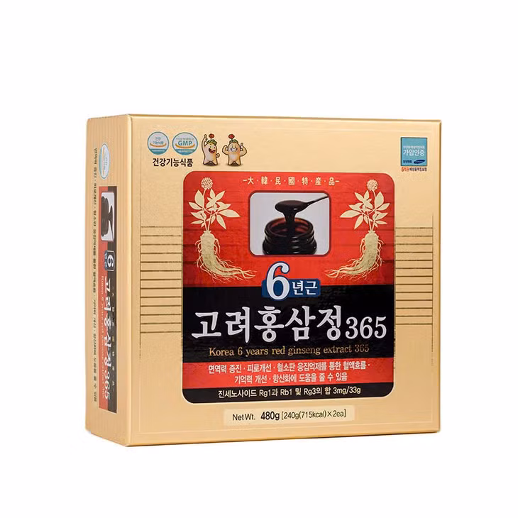 Cao hồng sâm 365 Hàn Quốc có tác dụng cải thiện sức khỏe cho người lớn tuổi.