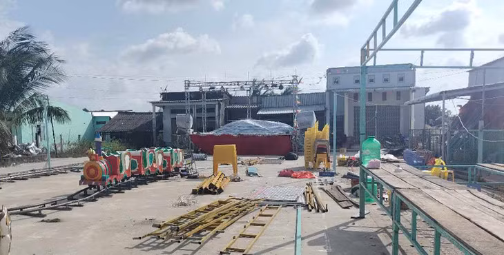 Hiện trường vụ việc. Ảnh: Vân Phong