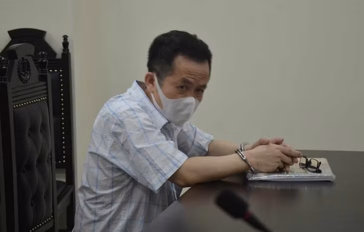 Bị cáo Duy Đức Tuấn trong phiên tòa trước đây được mở nhưng phải hoãn - Ảnh: GIANG LONG