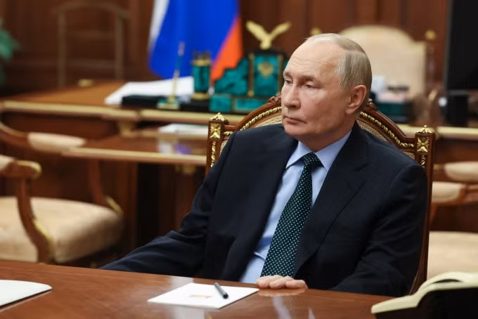 Tổng thống Vladimir Putin tại Điện Kremlin ở thủ đô Moskva, Nga ngày 18/11. Ảnh: AFP