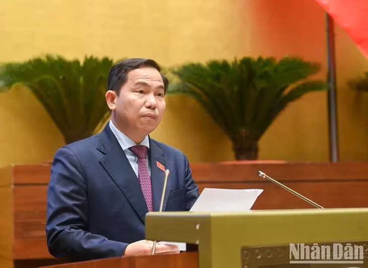 Chủ nhiệm Ủy ban Tài chính, Ngân sách Lê Quang Mạnh.
