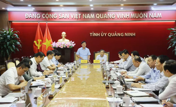 Đồng chí Thái Thanh Quý, Ủy viên Trung ương Đảng, Phó Trưởng Ban Thường trực Ban Kinh tế Trung ương kết luận buổi làm việc.