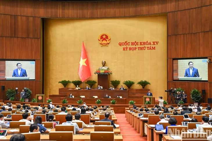 Quang cảnh phiên họp chiều 12/11. (Ảnh: DUY LINH)