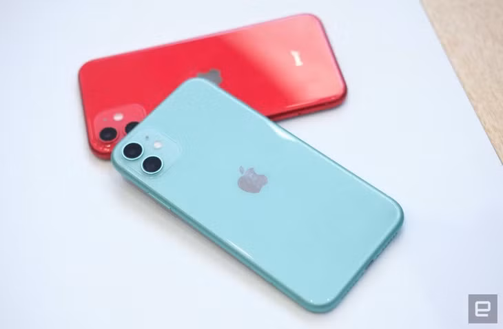 iPhone 11 với màu sắc đa dạng mang lại nhiều sự lựa chọn. Ảnh: Engadget
