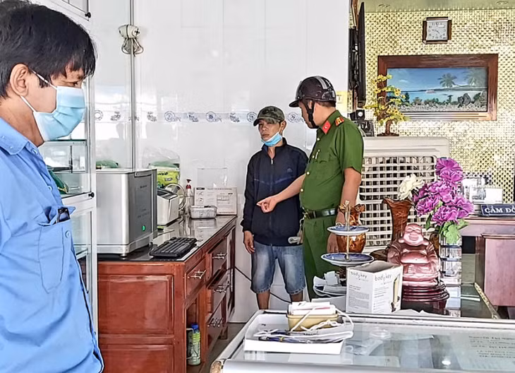 Hiện trường vụ việc.