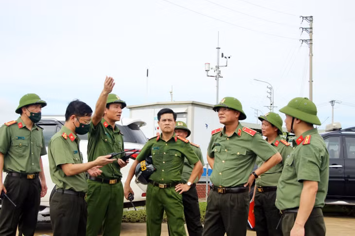 Thiếu tướng Phạm Thế Tùng, Giám đốc Công an tỉnh Nghệ An chỉ đạo công tác đảm bảo ANTT