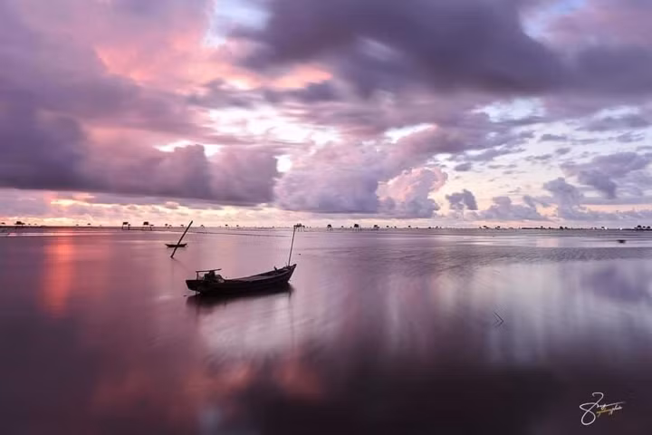 Bãi biển Đồng Châu nằm ở Thái Bình là một điểm đến dành cho những ai đang tìm kiếm sự bình yên. (Ảnh: vietnam.phototours)