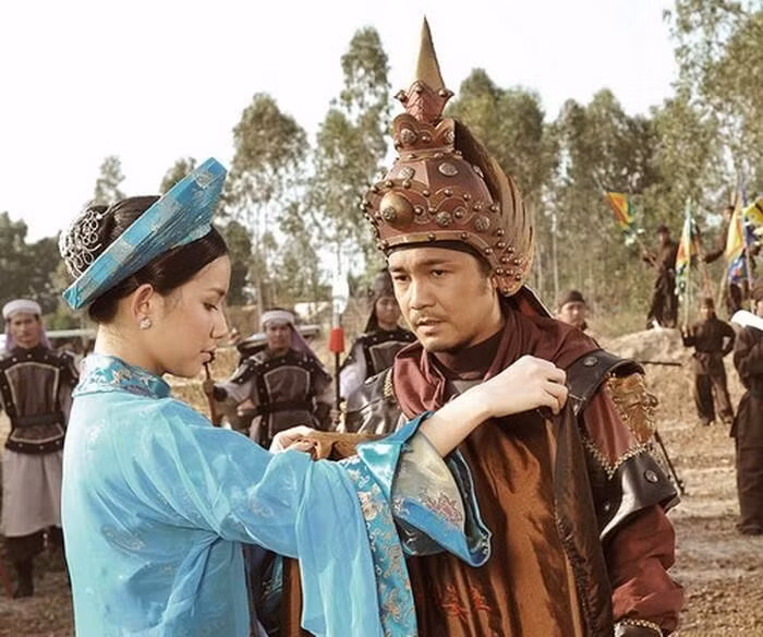Hoa hậu Thùy Lâm từng tham gia bộ phim cổ trang "Tây Sơn Hào Kiệt".
