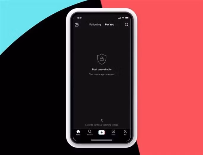 TikTok sẽ phân loại những video có nội dung không phù hợp với người dùng nhỏ tuổi