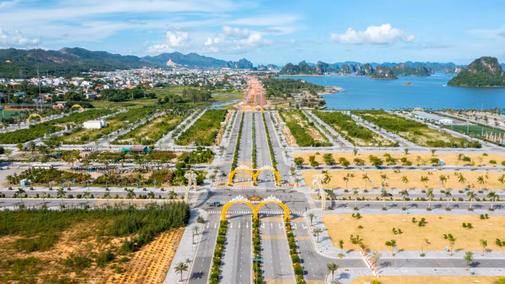Tiến độ trục đại lộ 58m đoạn chạy qua khu đô thị Phương Đông