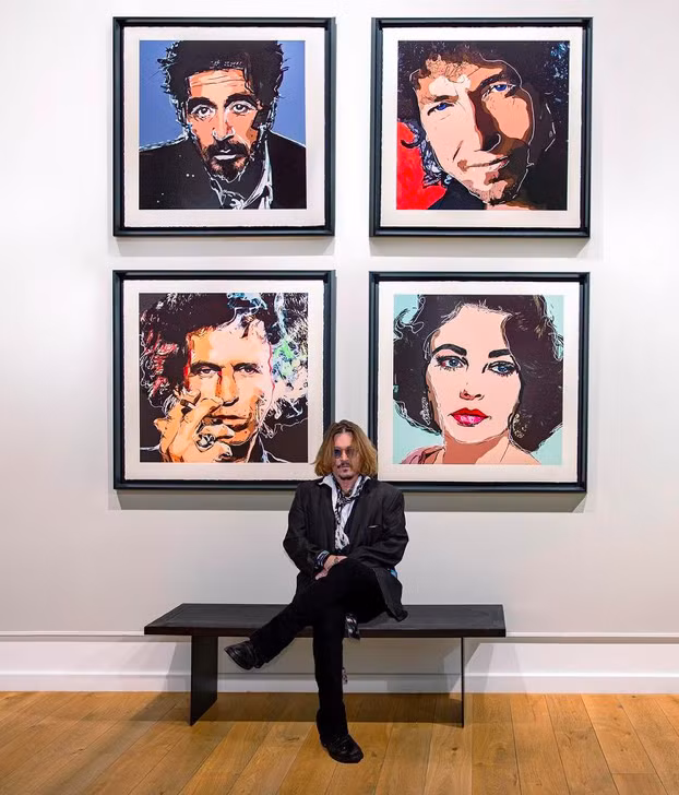 Johnny Depp bán các tác phẩm nghệ thuật được 3 triệu bảng chỉ trong vài giờ - Ảnh 1.