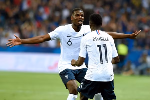 Pogba và Dembele đều không nhận được mức lương như mong muốn sau khi trở thành cầu thủ tự do. Ảnh: Reuters.