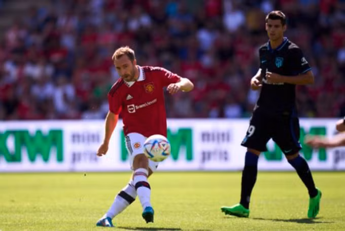 Eriksen chơi khá ấn tượng dù chỉ đá 20 phút ở trận ra mắt. Ảnh: Man Utd FC.