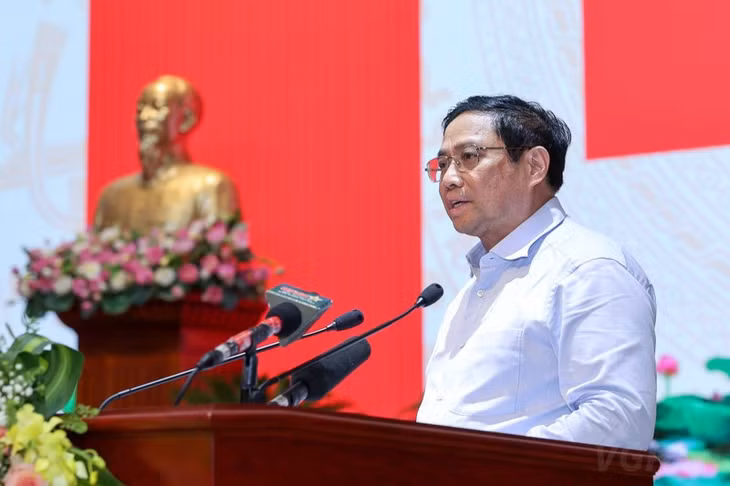 Thủ tướng Phạm Minh Chính phát biểu tại Hội nghị.