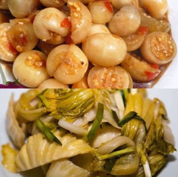 Những loại thực phẩm có nhiều muối như xúc xích, đồ hộp, đồ khô, dưa cà muối... khiến bạn nạp nhiều muối vào cơ thể.