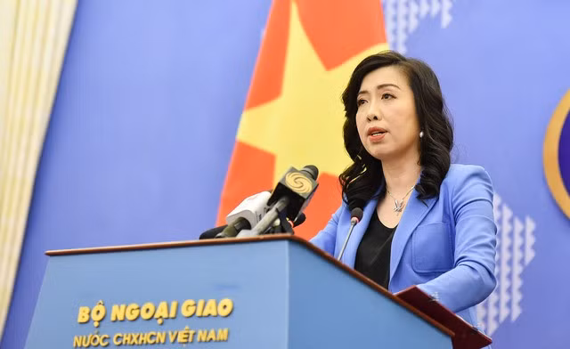 Người Phát ngôn Bộ Ngoại giao Việt Nam Lê Thị Thu Hằng.