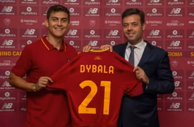 Dybala gia nhập AS Roma.