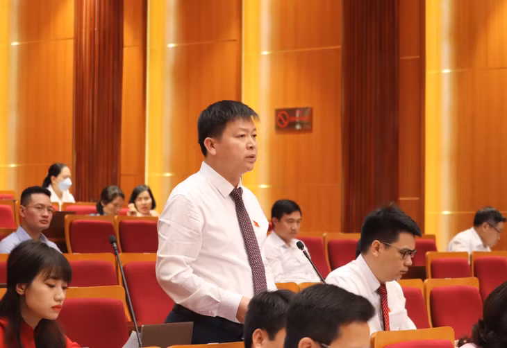 Đại biểu Đào Biên Thùy, Tổ đại biểu Hải Hà - Đầm Hà, chất vấn đồng chí Giám đốc Sở Tài chính.