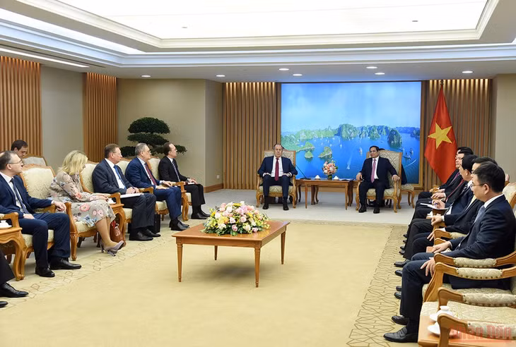 Quang cảnh buổi tiếp.
