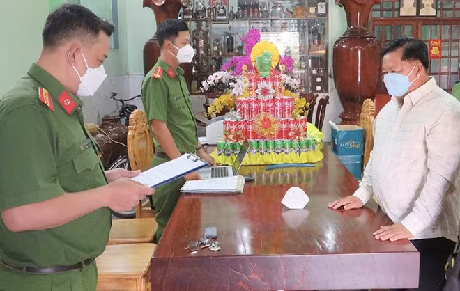 Ông Nguyễn Bá Quận, nguyên Trưởng phòng CSGT đường bộ tỉnh An Giang, bị khởi tố hồi tháng 4. Ảnh: Đ.Đ.